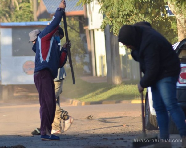 Trabajos de bacheo