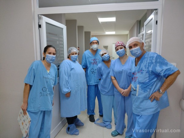 Se realizó la primera cirugía de mielomeningocele lumbar