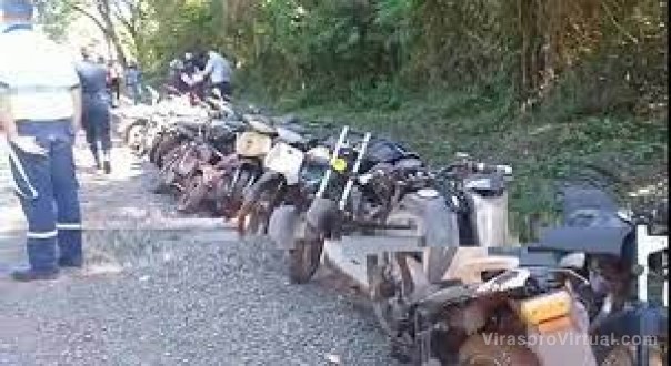 Hallaron 20 motos de origen dudoso entre chatarras