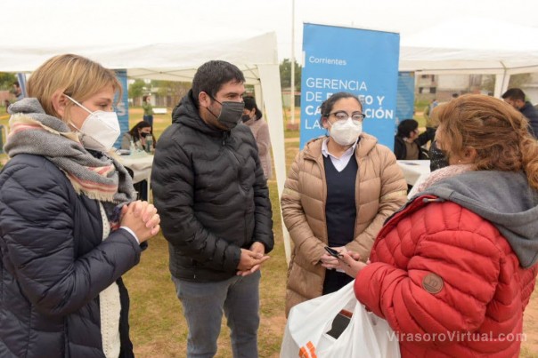 El Gobierno Nacional acercó programas y beneficios sociales para cientos de vecinos del barrio Quintana de Capital