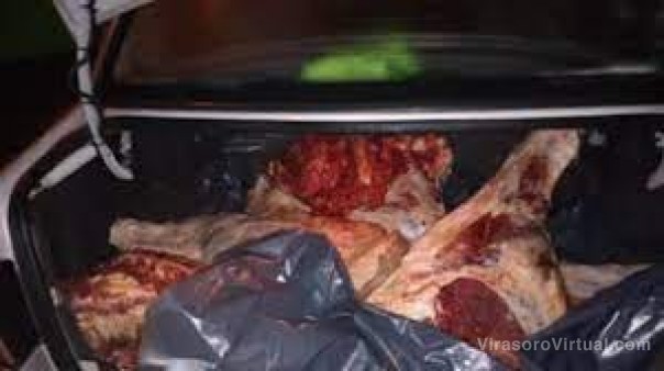 Una banda de cuatreros, integrada por peones, fue detenida con carne ilegal