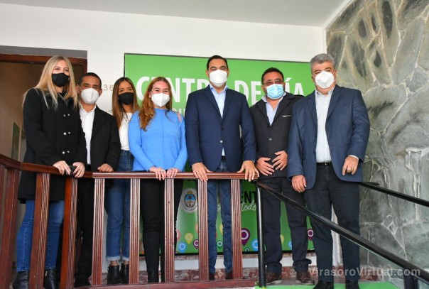Esquina: Valdés inauguró refacciones en el Club San Martín y habilitó el Centro de Día para tratamiento de adicciones