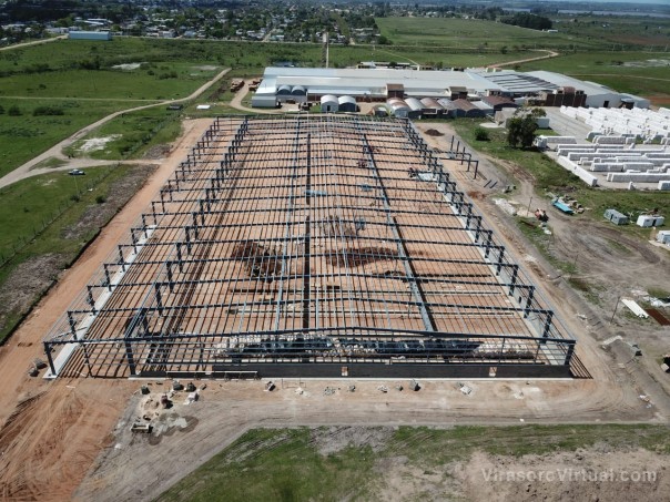 Avanzan las obras de la nueva planta de TN&Platex en Monte Caseros