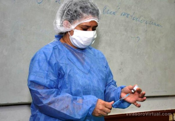 Salud continúa con la vacunación ampliada en Goya