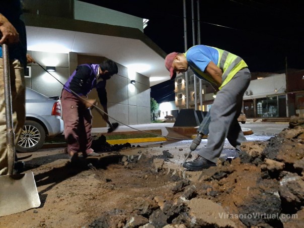 Comenzaron los trabajos de bacheo en diferentes sectores de la ciudad