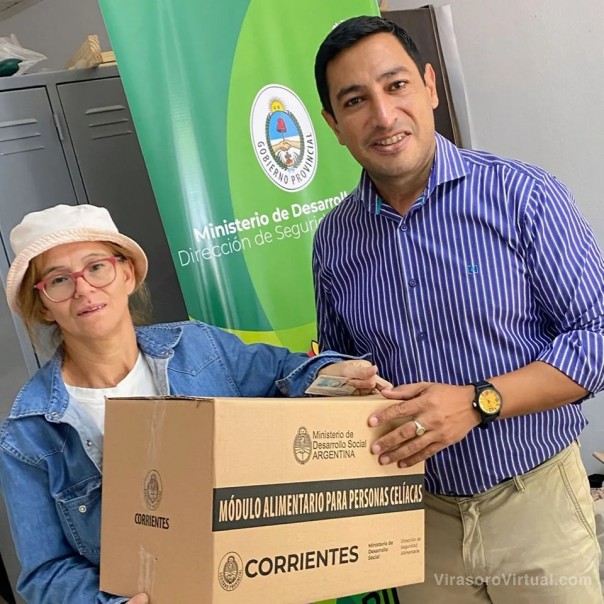 Se entregaron módulos alimentarios para celíacos