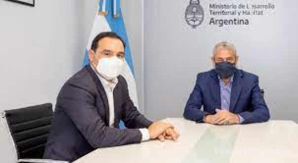 Valdés se reunió con el ministro de Hábitat la Nación y espera más viviendas