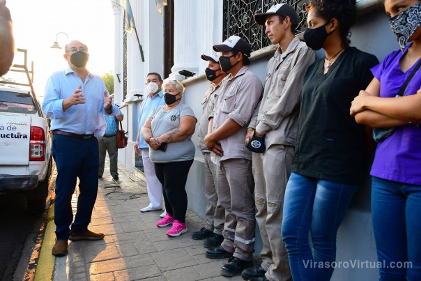 Tassano: “Somos un equipo y estamos todos juntos en esta lucha contra el fuego”