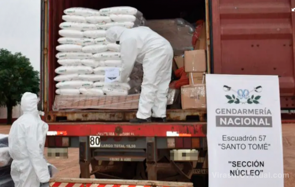 Decomisan 1.500 kilos de hidróxido de sodio