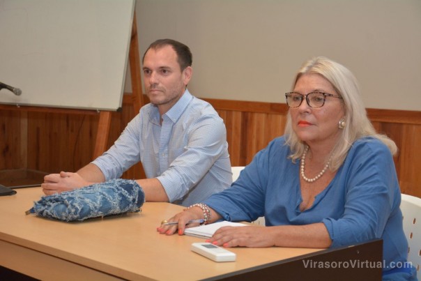 Lilita Carrió visitó la provincia y se reunió con productores afectados por la sequía