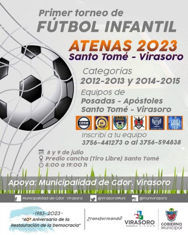 Este fin de semana disfrutá del Primer Torneo de #FútbolInfantil