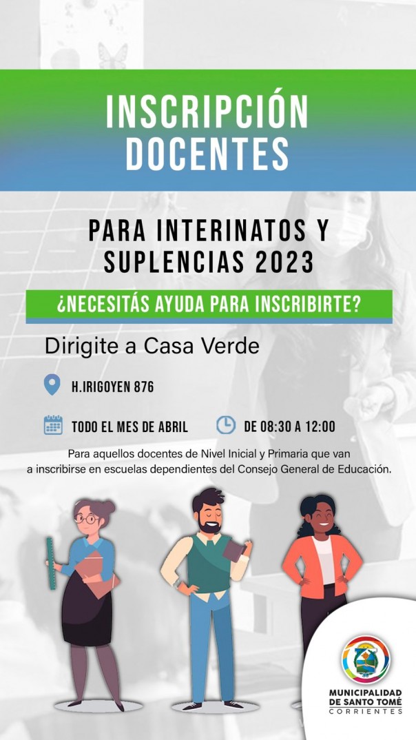 Inscripción docentes