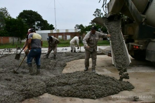 Obras sobre avenida Santa Fe
