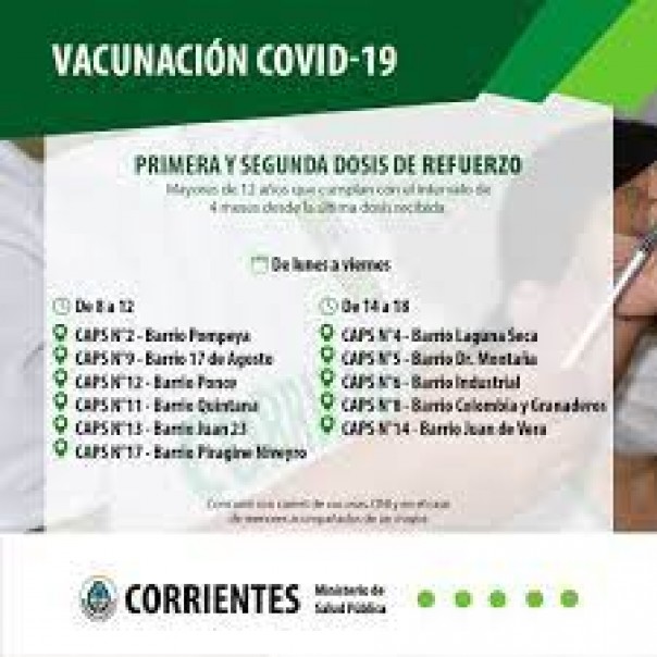 Salud informa sobre la prórroga del uso de vacunas Covid-19 aprobado por la ANMAT