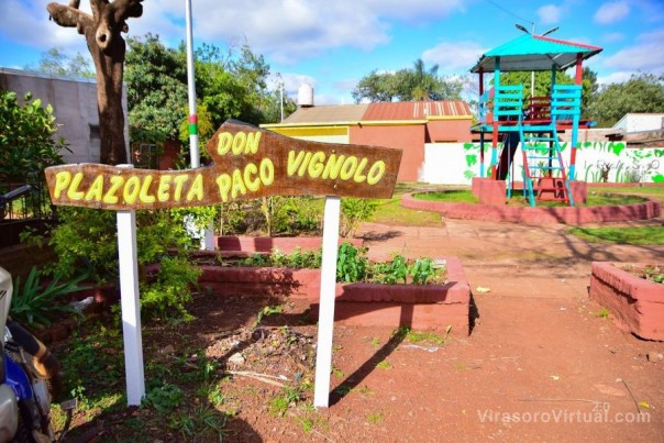 La plazoleta Paco Vignolo, un espacio mejorado para los vecinos