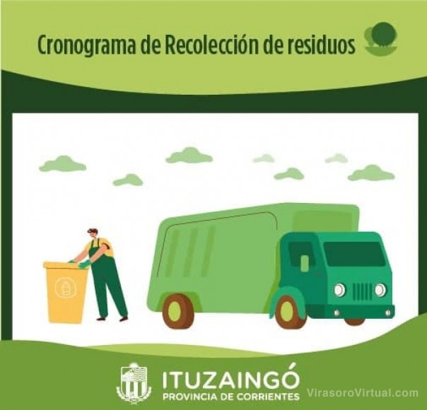Cronograma recoleccion de residuos