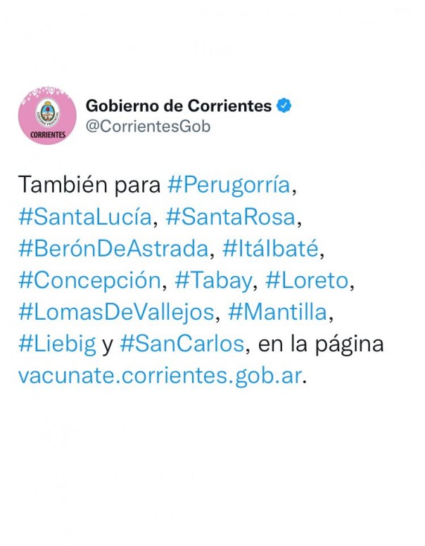 Vacunación: nuevos turnos para adolescentes en 21 localidades del Interior