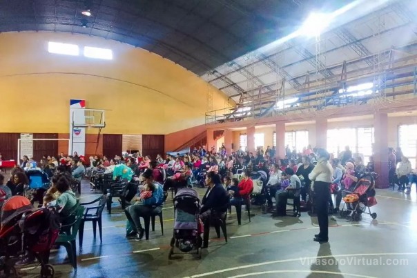 Se concretó la Jornada de Entrega de Leche con la participación de varias áreas de Políticas Sociales