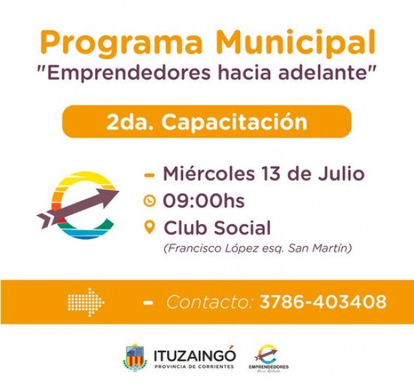Emprendedores hacia adelante