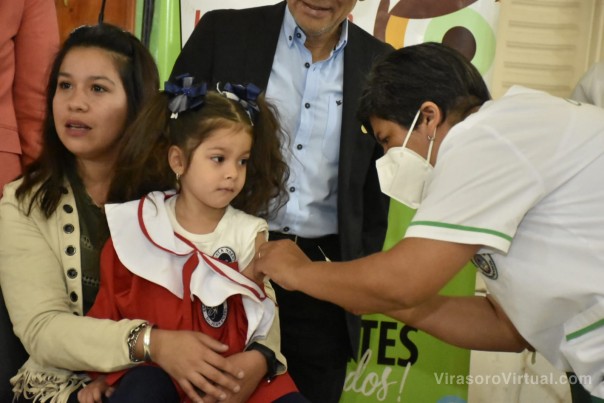 La Provincia avanza con la Campaña de Vacunación contra Sarampión, Rubeóla, Paperas y Poliomiellitis