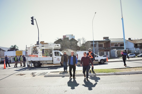 Gran parte del corredor Belgrano ya cuenta con un moderno sistema de semaforización