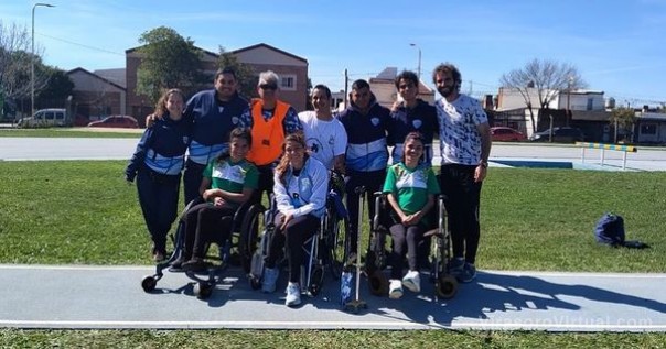 Alumnos de la EDAA (escuelas deportivas argentinas adaptadas) de Ituzaingó, participaron del  VI Open de Atletismo