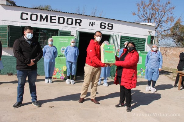 Comedores Saludables estuvo en los barrios Santa Marta y Pio X
