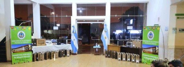 En el día de ayer se hizo entrega por parte del Ministerio de Salud Pública de Equipamiento Informatico,