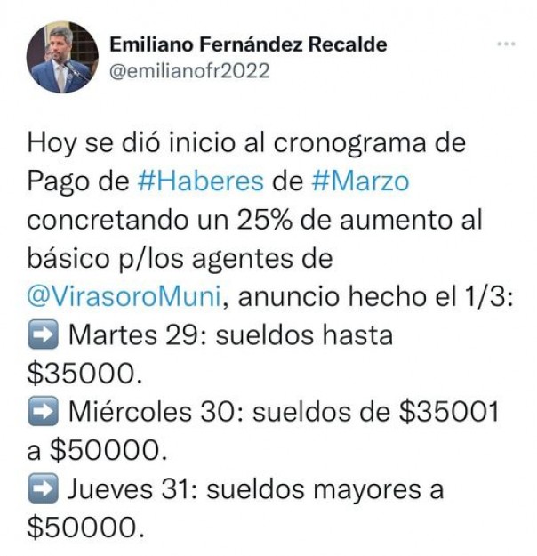 Cronograma de pagos