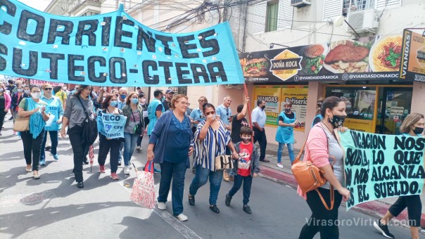 SUTECO logró más de 85% de adhesión al paro docente en demanda de mejoras salariales, laborales y de salud