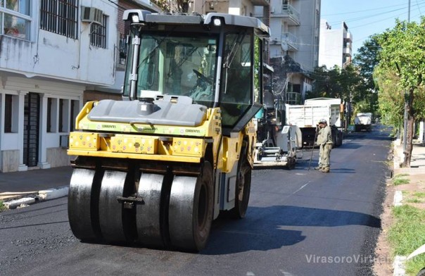 Vialidad Urbana: comenzó el recapado con concreto asfáltico de la calle Misiones