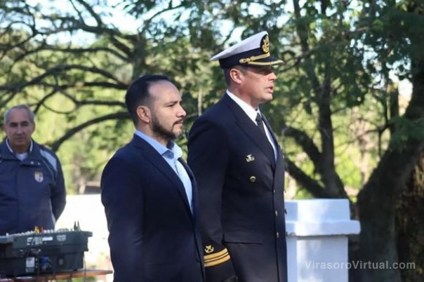 El intendente Juan Pablo Valdes participo del Acto por el 212° Aniversario de la Prefectura Naval Argentina