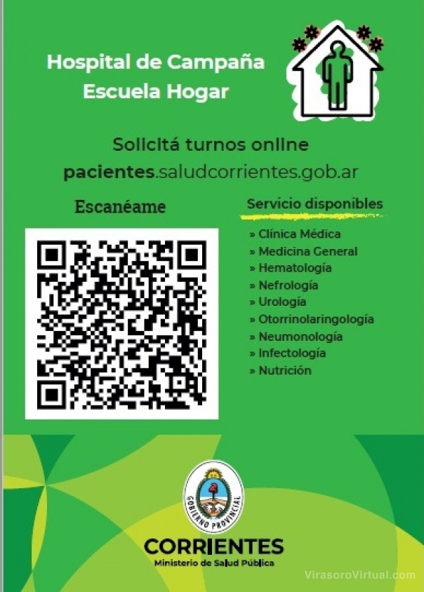 Salud implementa gestión de turnos web en el hospital de Campaña