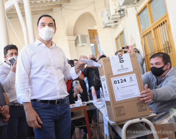 Votó Valdés: habló del protocolo sanitario y del diputado baleado