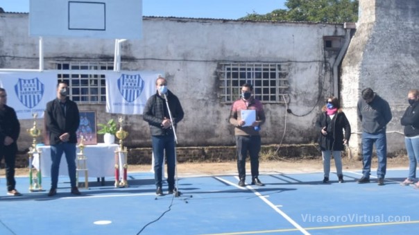 Club Sarmiento inauguró su nueva cancha de fútbol 5
