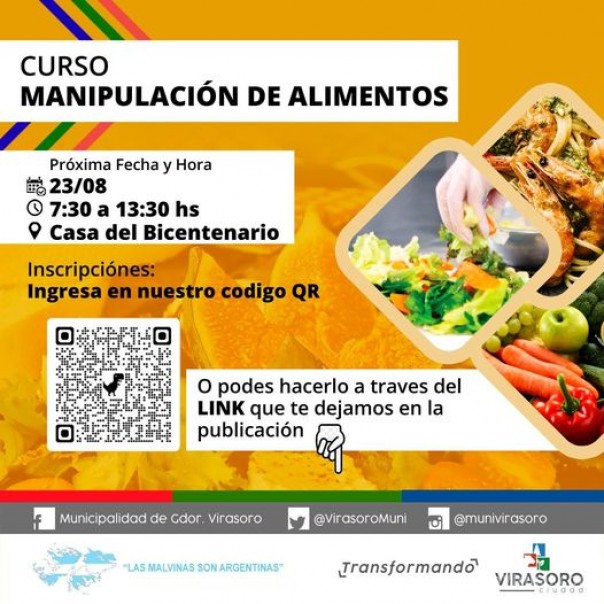 Curso de Manipulación de Alimentos