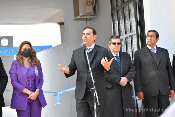 El Gobernador inauguró el nuevo edificio de la Comisaría de la Mujer, para avanzar hacia "una sociedad sin violencia