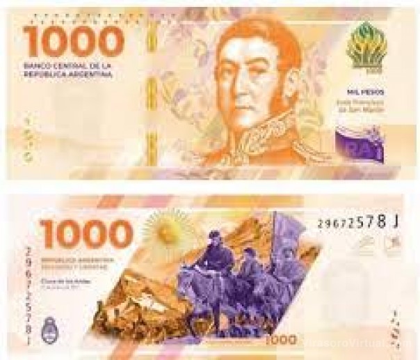 Cómo será el nuevo billete de $1.000 con la imagen de San Martín