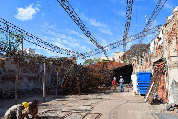 Comenzó la primera etapa de la construcción del nuevo Mercado de Ex Vía