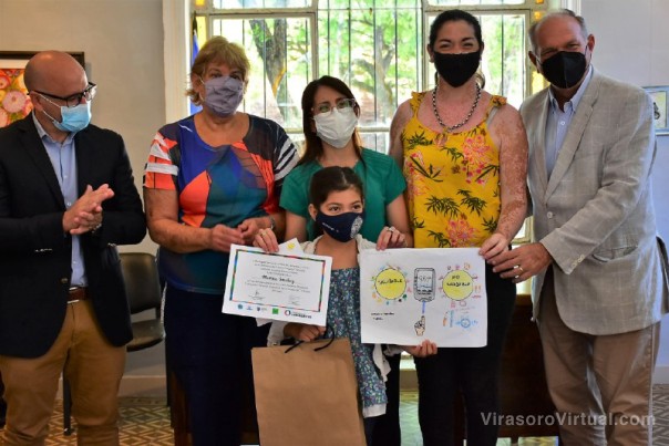 Entregaron certificados a los ganadores del concurso de pintura para concientizar sobre la diabetes