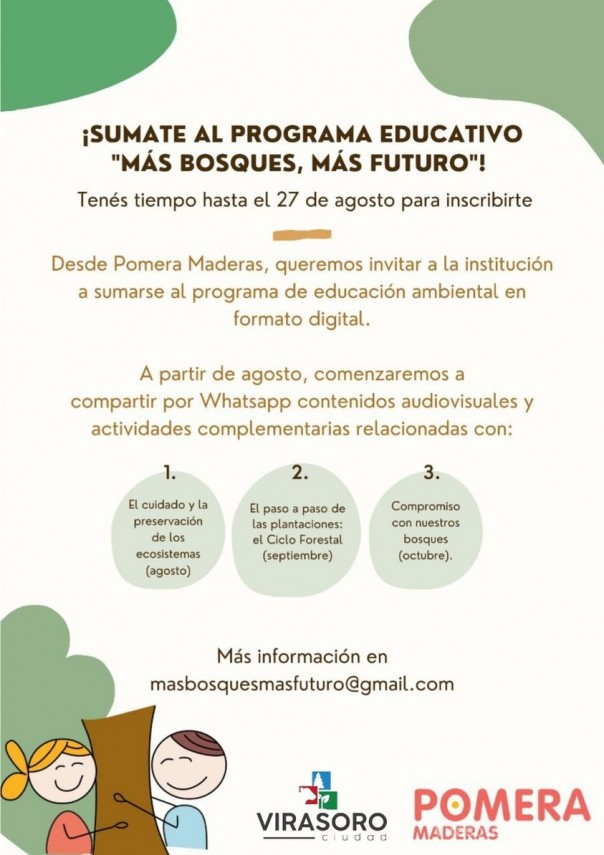 Programa Educativo Mas bosques, Mas futuro.