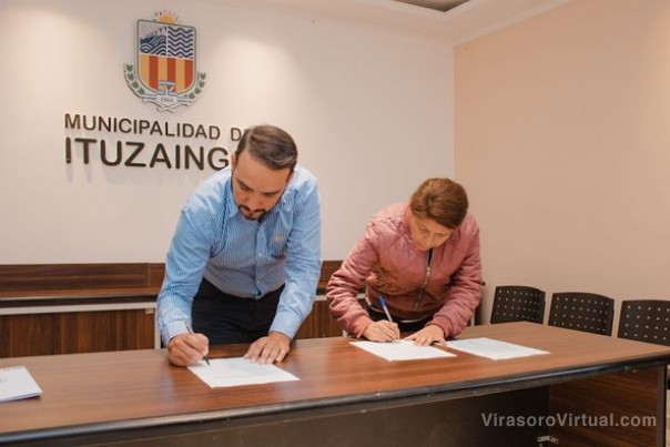 El intendente Juan Pablo Valdés  firmó un Convenio de Cooperación y Asistencia entre La Asociación