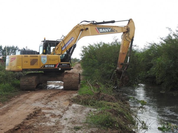 Avanza la limpieza de desagües pluviales en zona urbana y rural