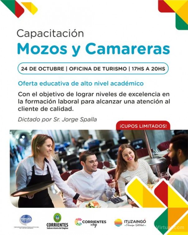 Capacitación Mozos y Camareras