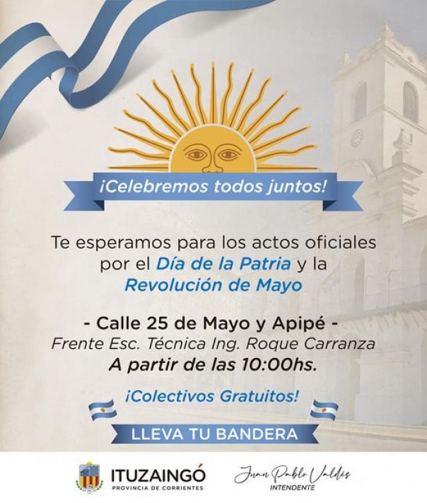 Festejos por el Dia de la Revolucion