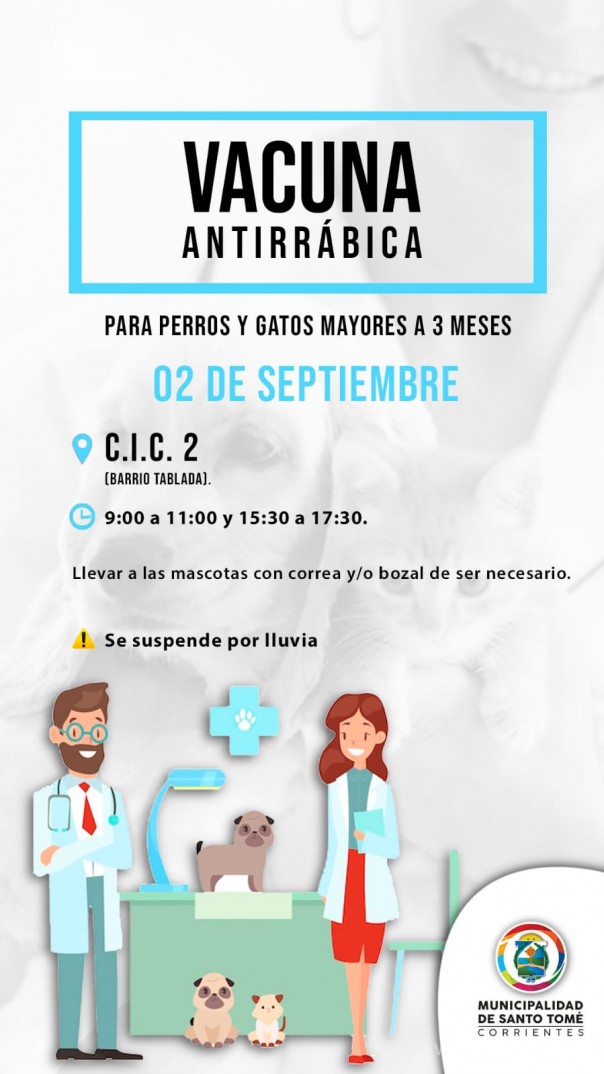 Vacunación antirrábica