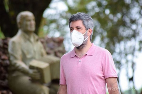 El intendente Emiliano Fernández Recalde recorrió esta mañana todos los frentes de obra pública
