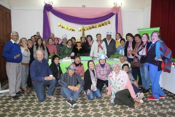La Secretaria de Acción Social por medio del área de Adultos Mayores realizó un festejo para todos los cumpleañeros
