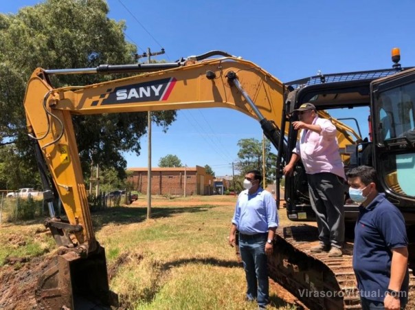 Desde el municipio, la Secretaría de Obras Públicas y la Dirección de Medio Ambiente continúan