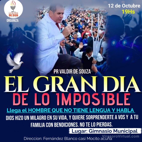 El pastor Valdir de Souza en Virasoro